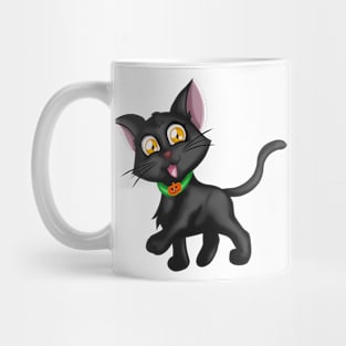 Cute Halloween Cat Mug